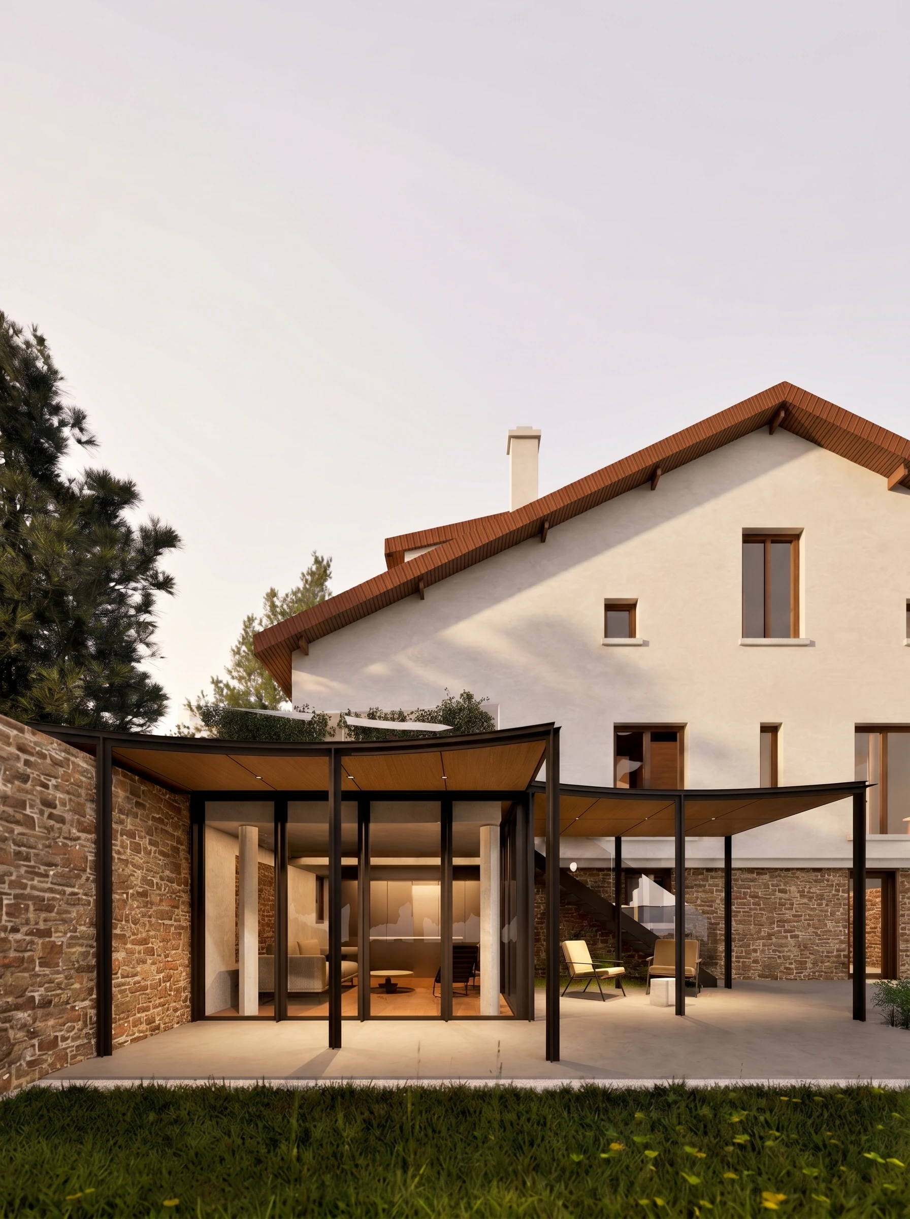 Extension d'une maison des années 50 à Thiais — TBA Architecture